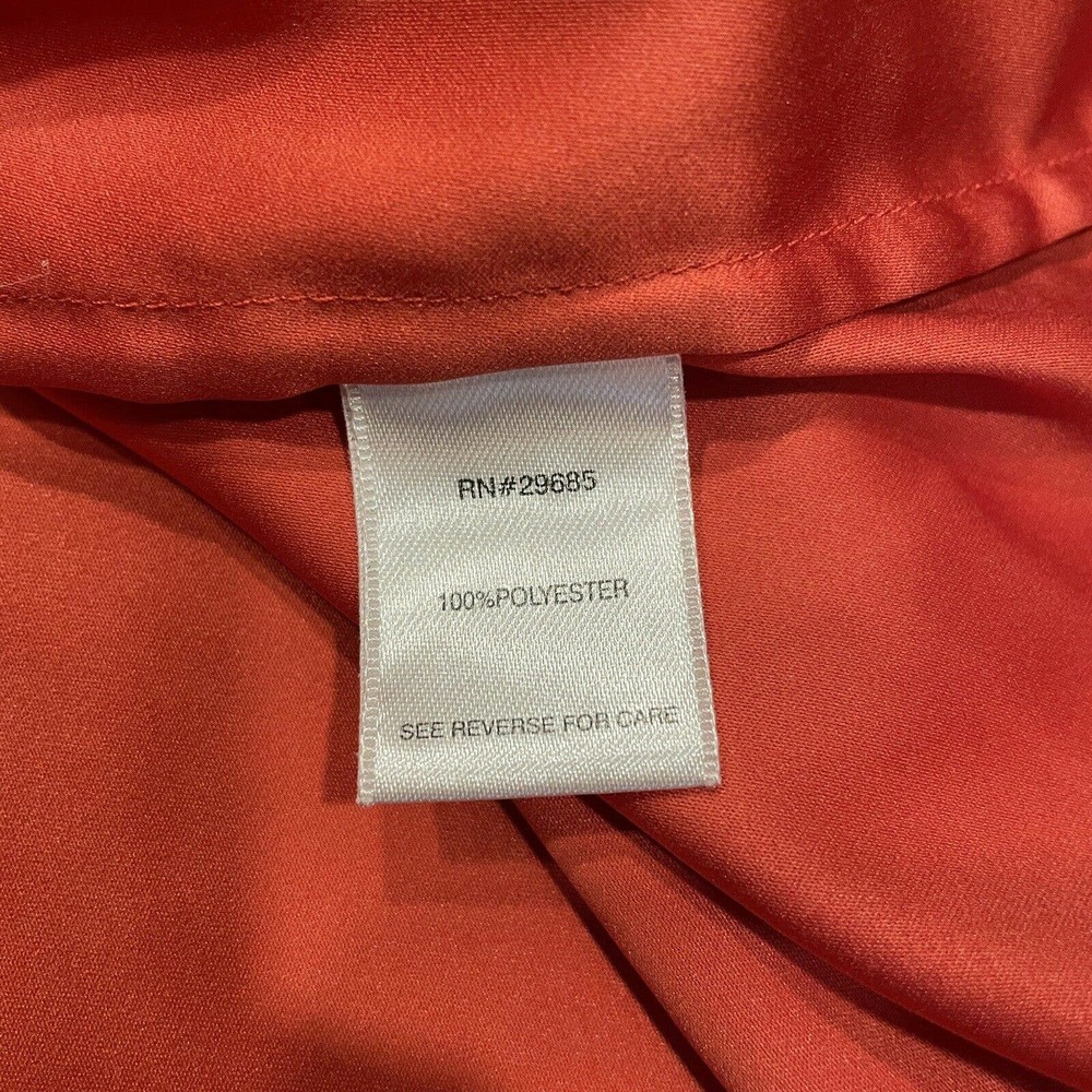 Pendleton Collarless Red Pullover Button Cuff Blo… - image 8